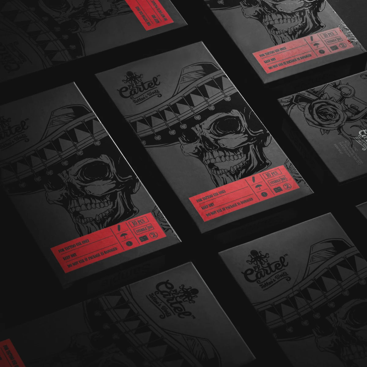 EL CARTEL Tattoo-Nadelmodul 0,35 mm, 7F Flat, 25 Stück